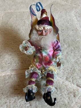 Vintage Mark Roberts Happy Birthday Fairy Rainbow Wings